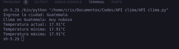 Proyecto API del clima